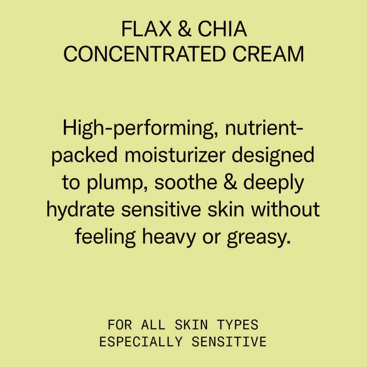 Flax & Chia Concentrated Cream